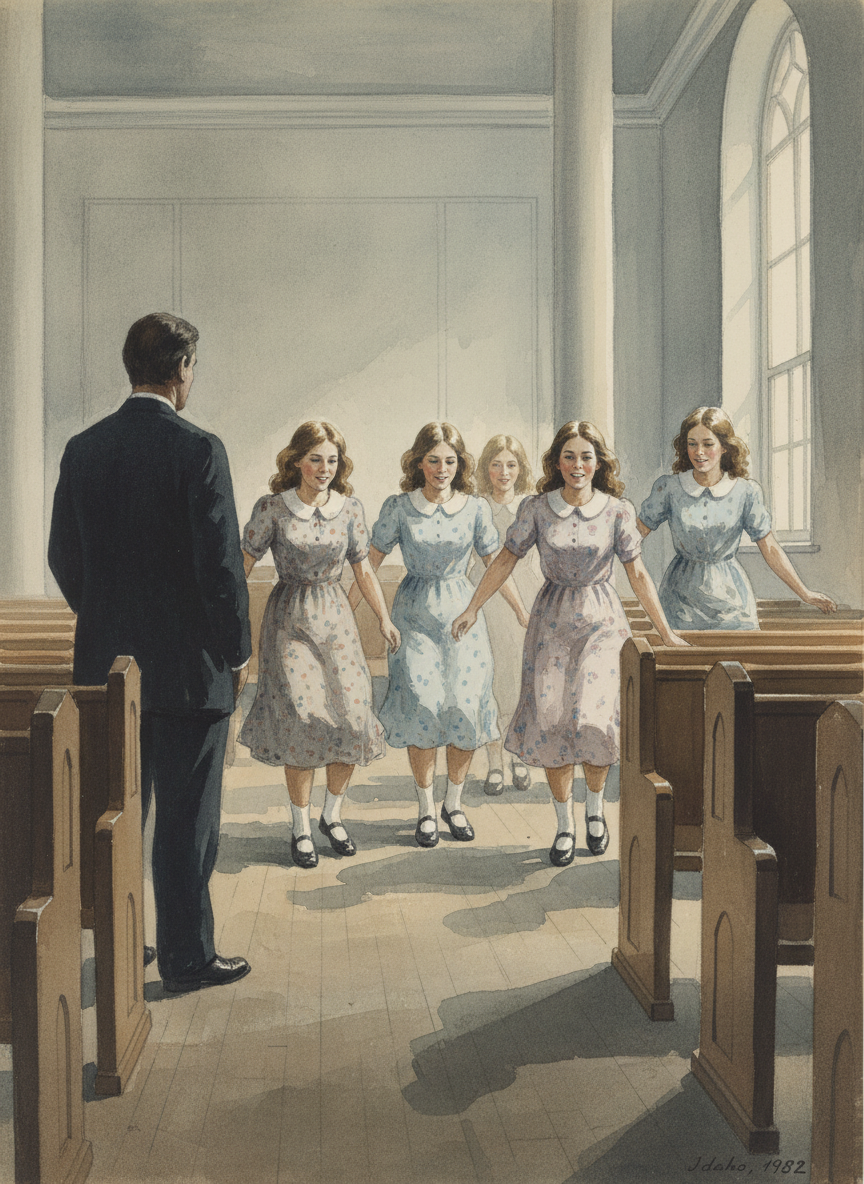 By calling it “dance,” he had convinced good Mormons to accept the sight of their daughters jumping about like whores in the Lord’s house.