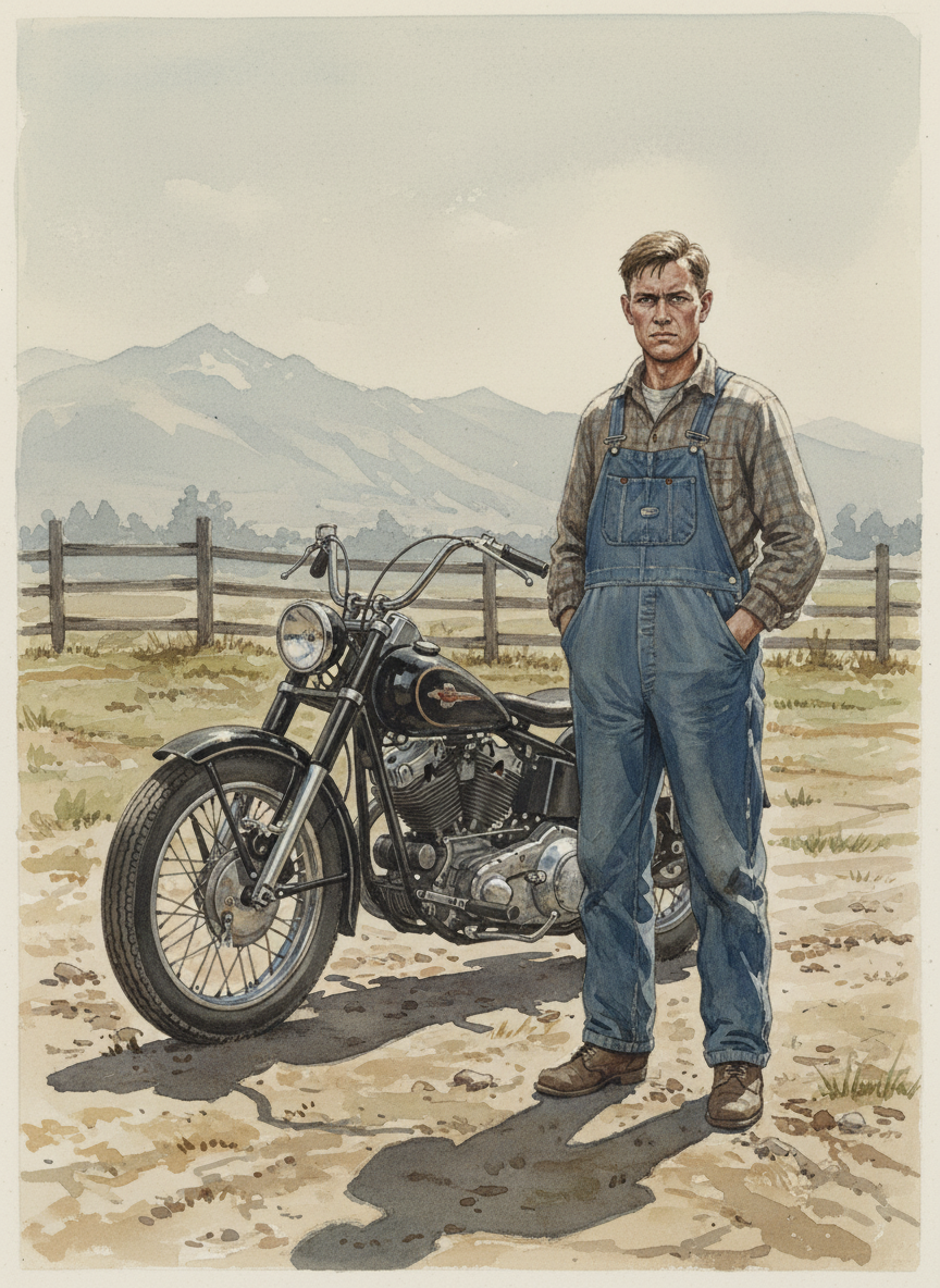 People said he carried a gun, either concealed on his body or strapped to his big black motorcycle.