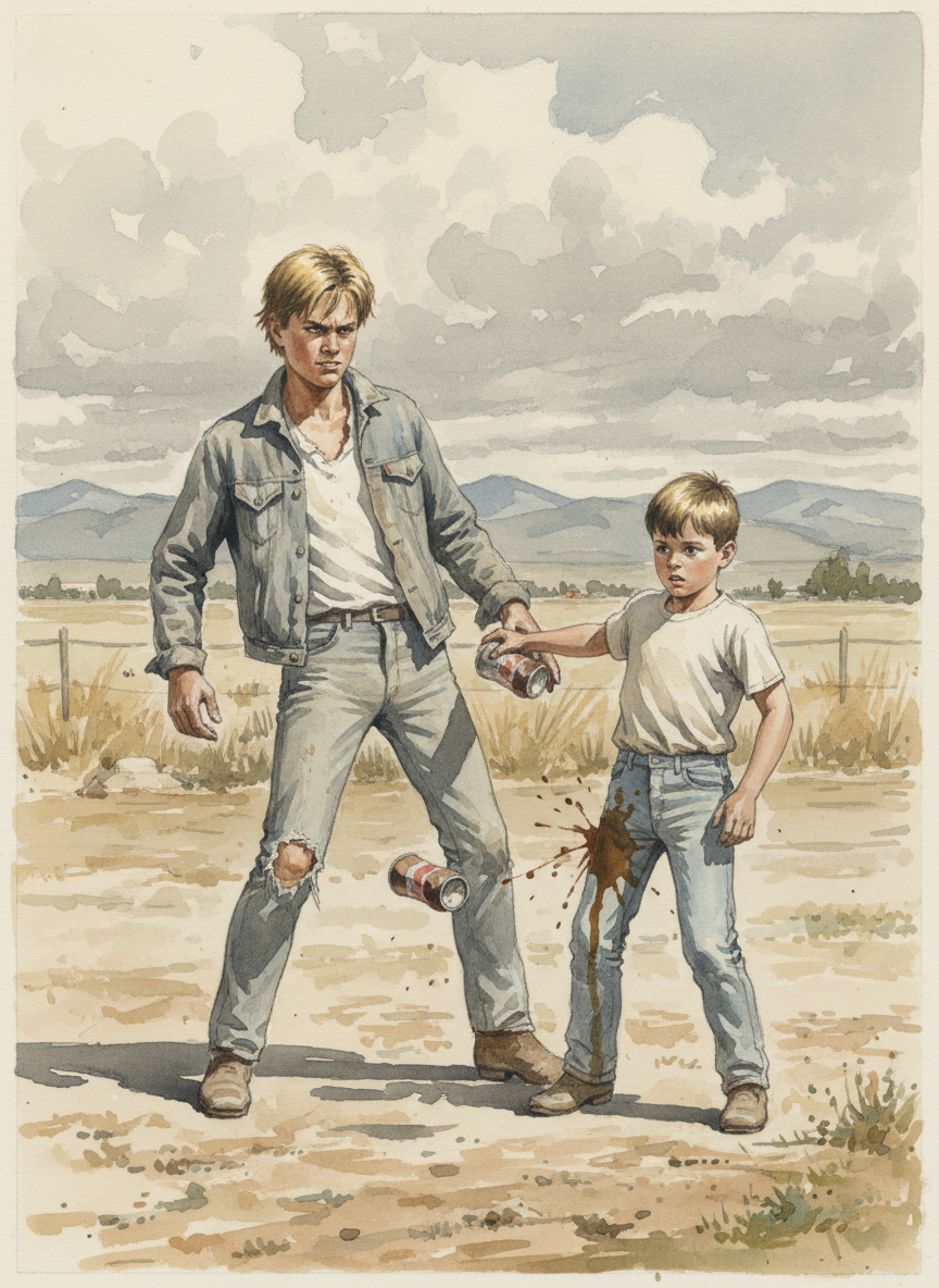 He might flick off a boy’s hat or knock a soda can from his hand and laugh as the stain spread over the boy’s jeans.