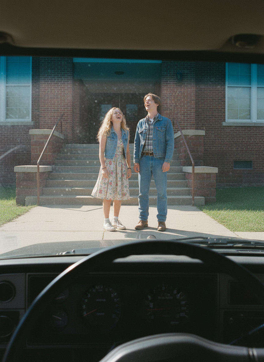 Until one day, when Sadie appeared on the steps of the high school with Charles.