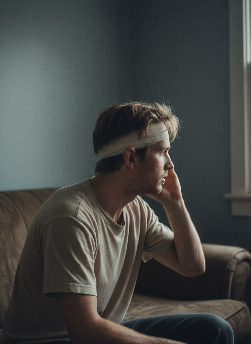 He’d lost his hearing completely in one ear and had trouble hearing with the other, so he often turned his head when people spoke to him, orienting his better ear toward them, rather than his eyes.
