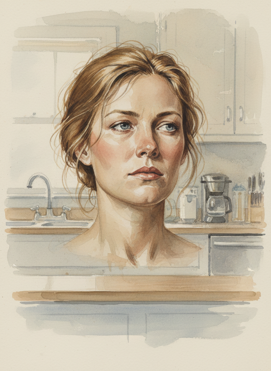 Mother sighed and her eyes fluttered, as if she were coming out of a trance.