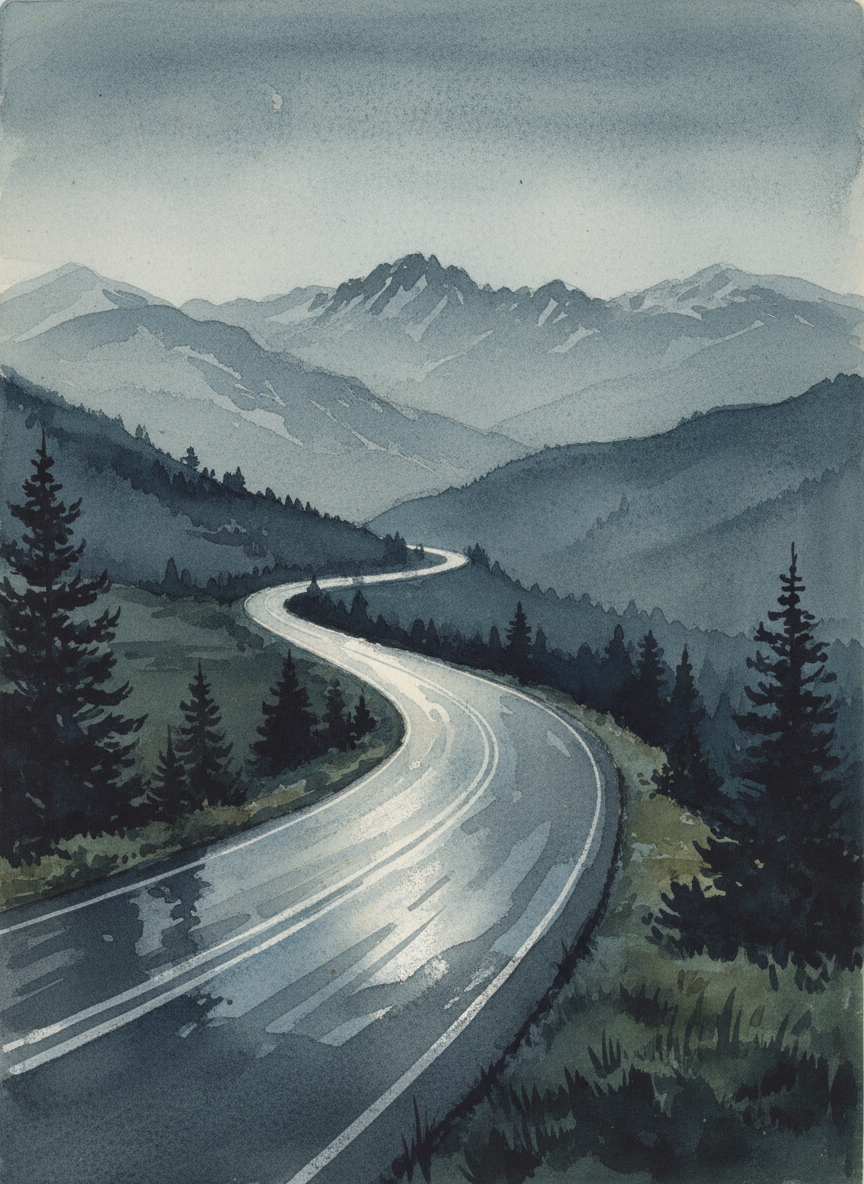 The night was black—that thick darkness that belongs only in backcountry, where the houses are few and the streetlights fewer, where starlight goes unchallenged.