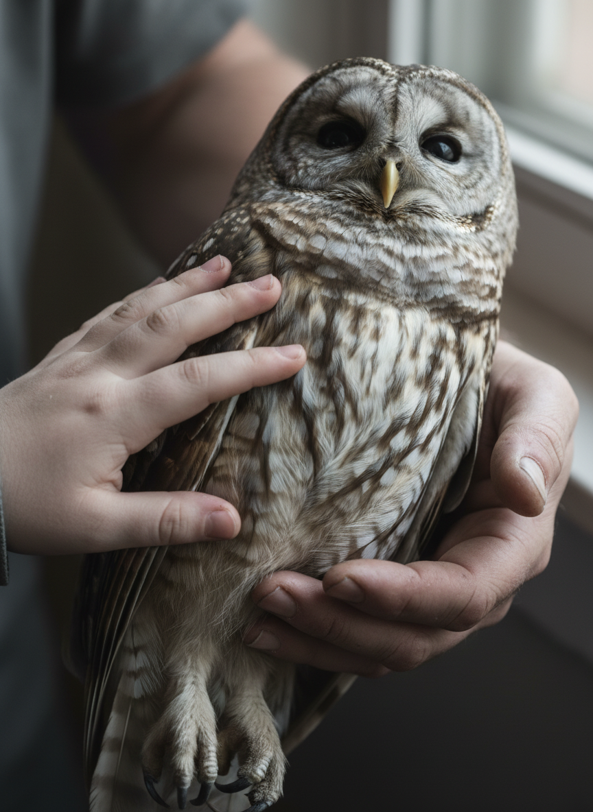 I remember stroking its striped feathers, so smooth they were waterlike, as my father held its limp body.