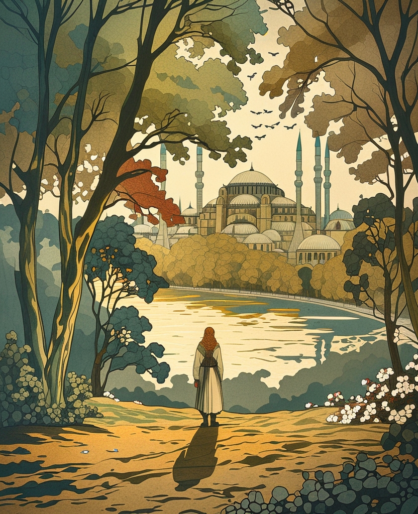 They’re shoveling dirt on him as I stand here beneath trees, amid chirping birds, watching the gilded waters of the Golden Horn and the leaden domes of Istanbul, and discovering anew how wonderful it is to be alive.