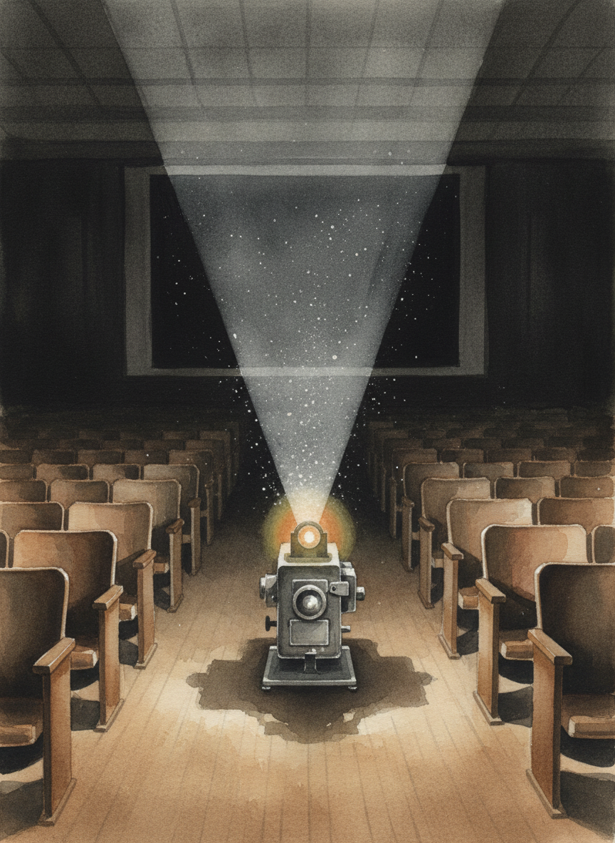Then World War II faded with the lights of the projector.