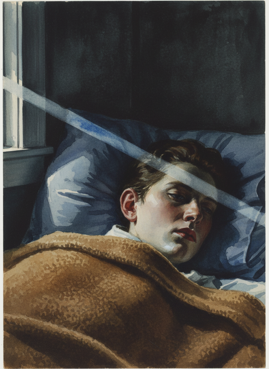 I’d had an earache for two days, and during the night it had changed from a dull twinge to a constant sharp stab.