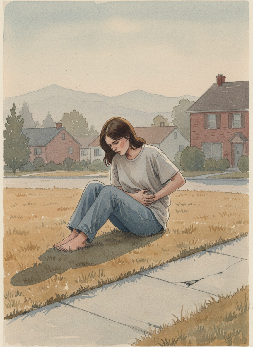Once, Jenni found me curled up on a stranger’s lawn, halfway between campus and our apartment.
