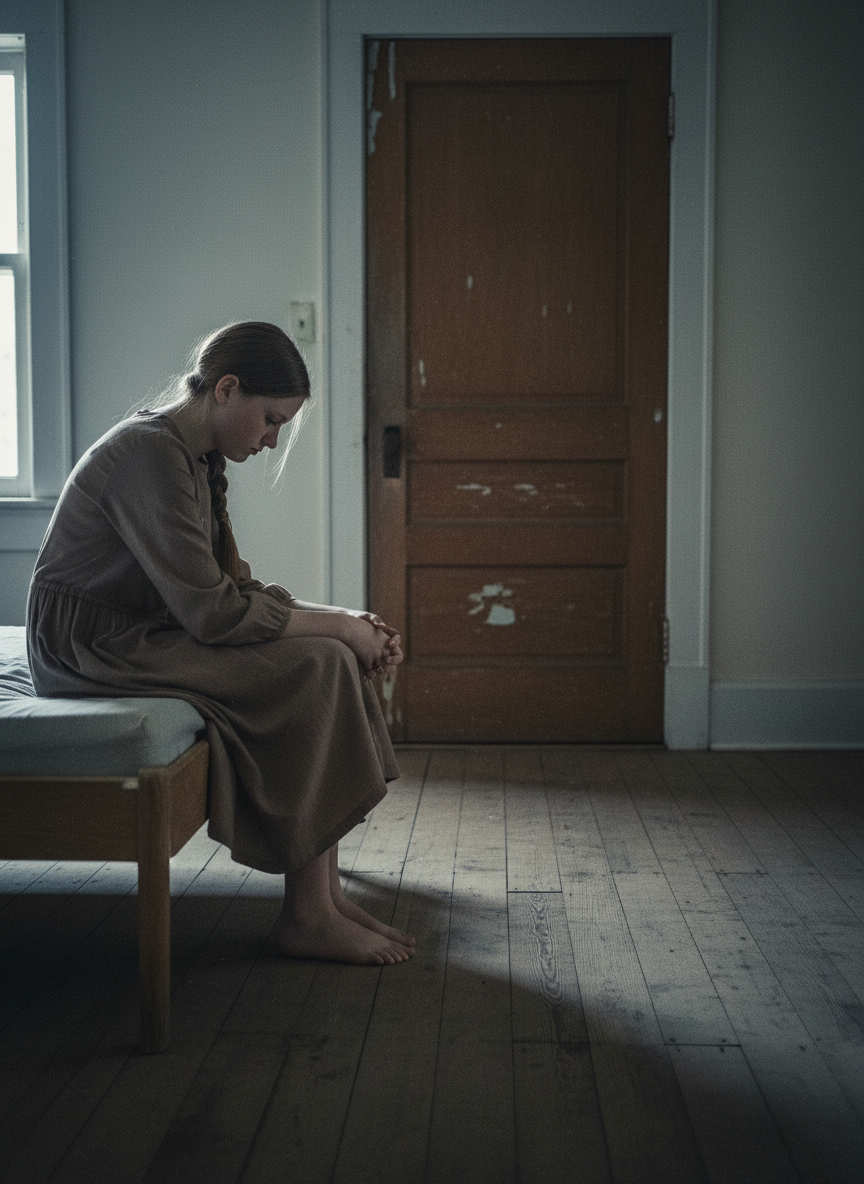 I sat on my bed, knees pressed to my chest, and listened to them shout.