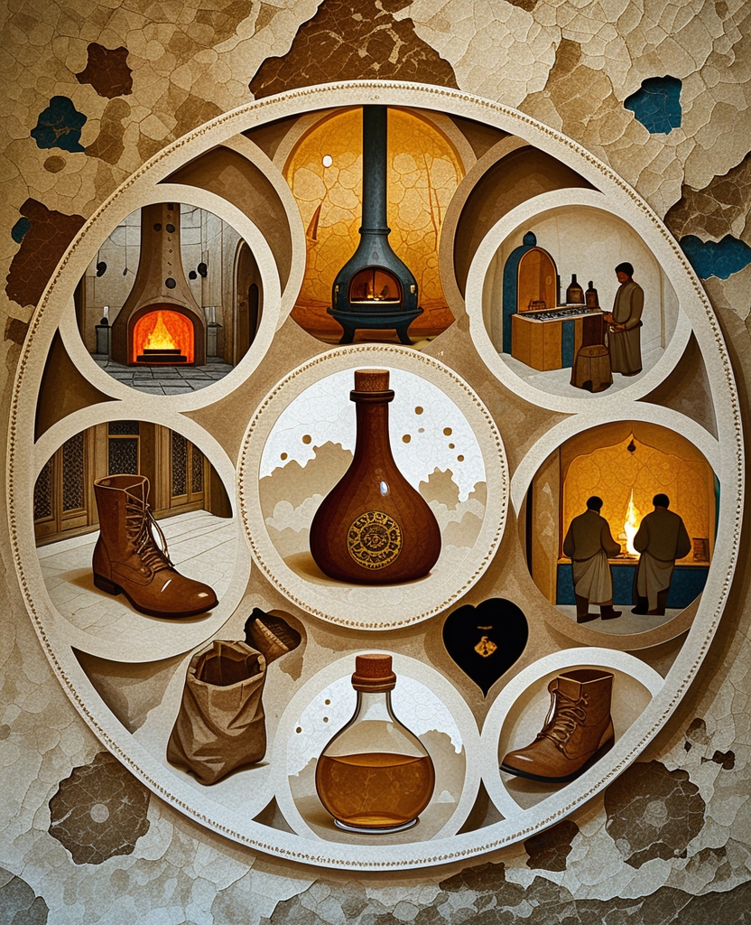 I’ve been stored next to the furnace in a public bath, in a boot, at the bottom of a small bottle in a wonderful-smelling musk seller’s shop and in the secret pocket sewn into a chef’s lentil sack.