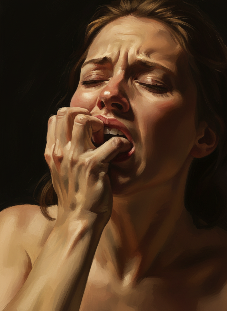 I wanted to rip my jaw from my mouth, just to be rid of it.