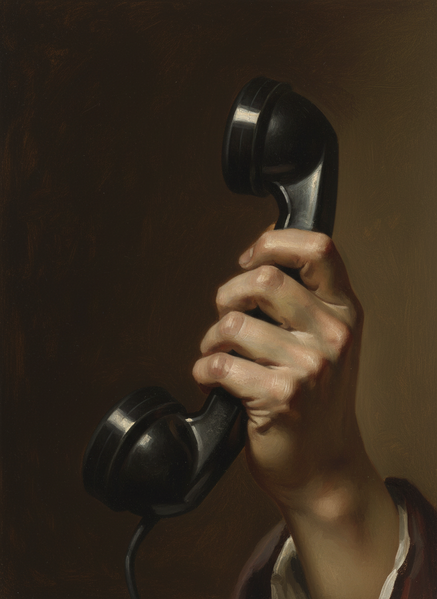 I dialed it.