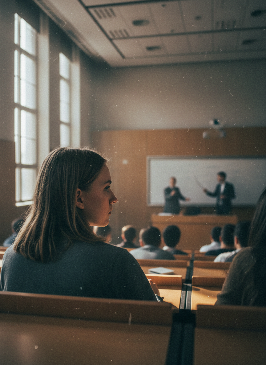My professors came into focus, suddenly and sharply; it was as if before the grant I’d been looking at them through a blurred lens.