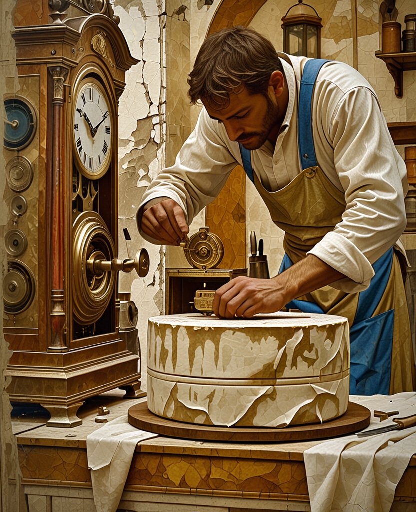The master watchmaker Petro hid me in a secret compartment of a grandfather clock, and a Greek grocer stuck me directly into a wheel of kashari cheese.