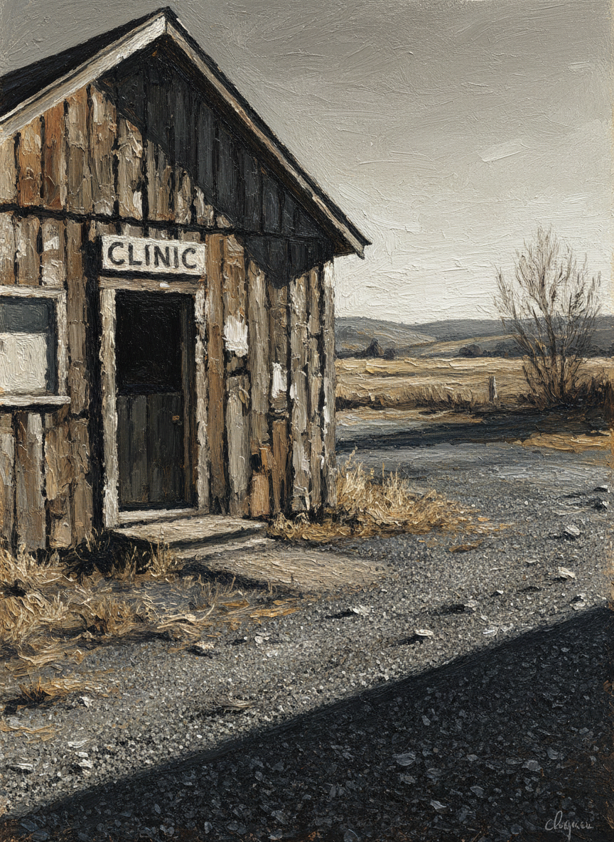 She took me to a small building north of campus, which she called a “clinic.”