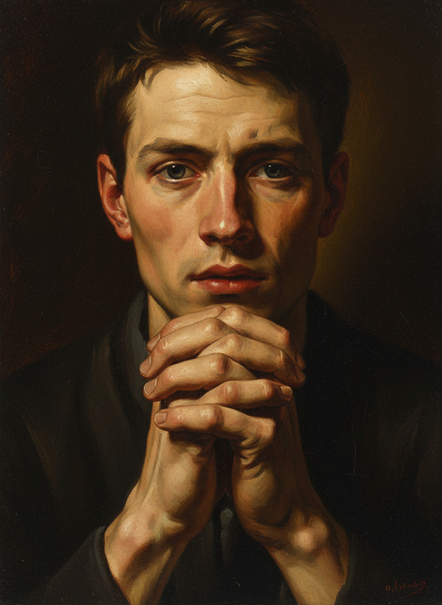 When I’d finished, he laced his fingers as if he were contemplating a difficult problem.