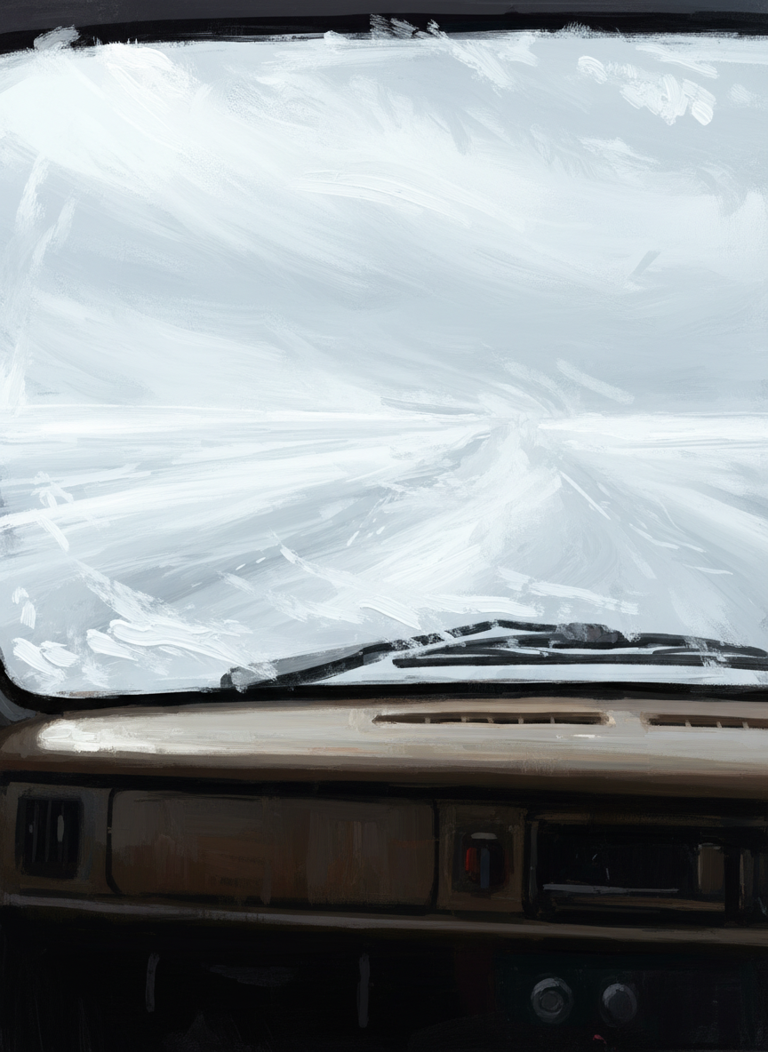 In Idaho we call it a whiteout: when the wind whips the snowfall so violently it bleaches the road, covers it as if with a veil, and you can’t see the asphalt, or the fields or rivers; you can’t see anything except billows of white.