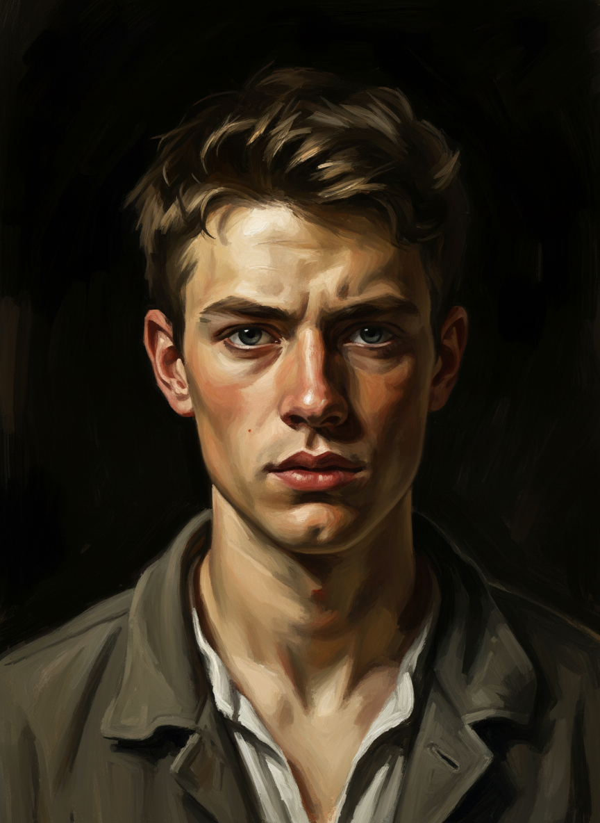 He paused, his eyes fierce, his voice piercing.
