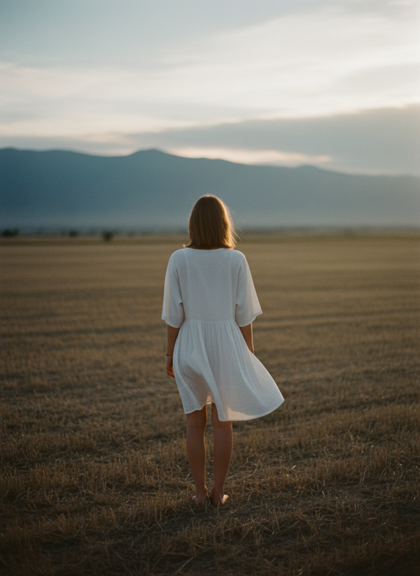 As a girl I had often imagined myself in heaven, dressed in a white gown, standing in a pearly mist across from my husband.