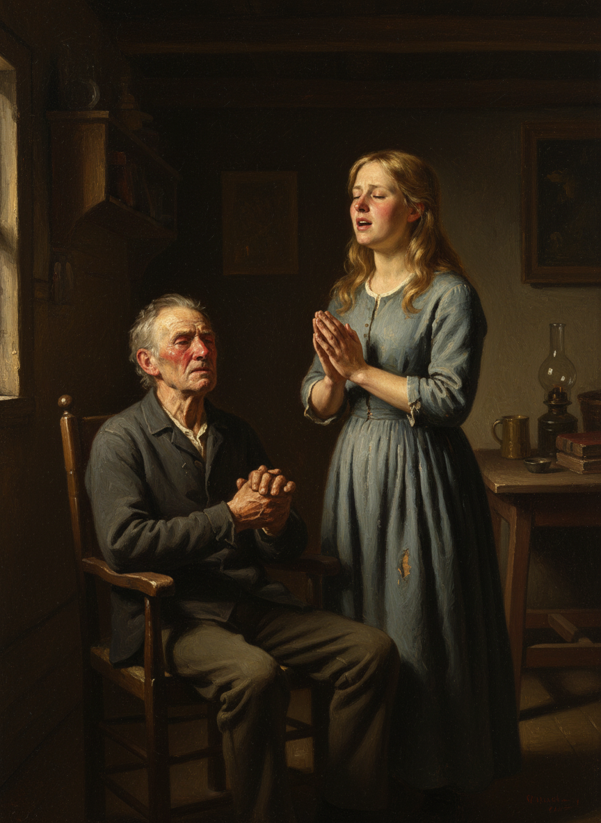 She sang him a Mormon hymn called ‘O My Father.’