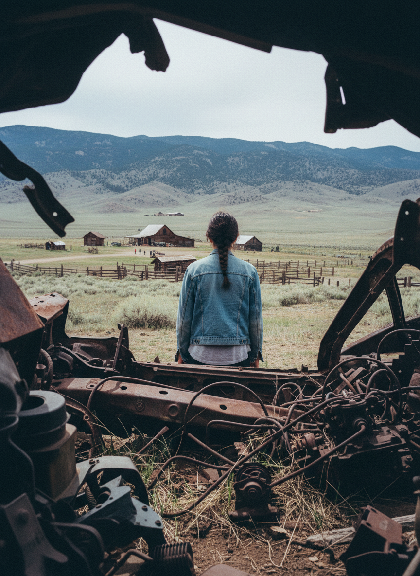 Perhaps it was the backdrop: Buck’s Peak was theirs and it camouflaged them, so that when I saw them there, surrounded by the loud, sharp relics of my childhood, the setting seemed to absorb them.