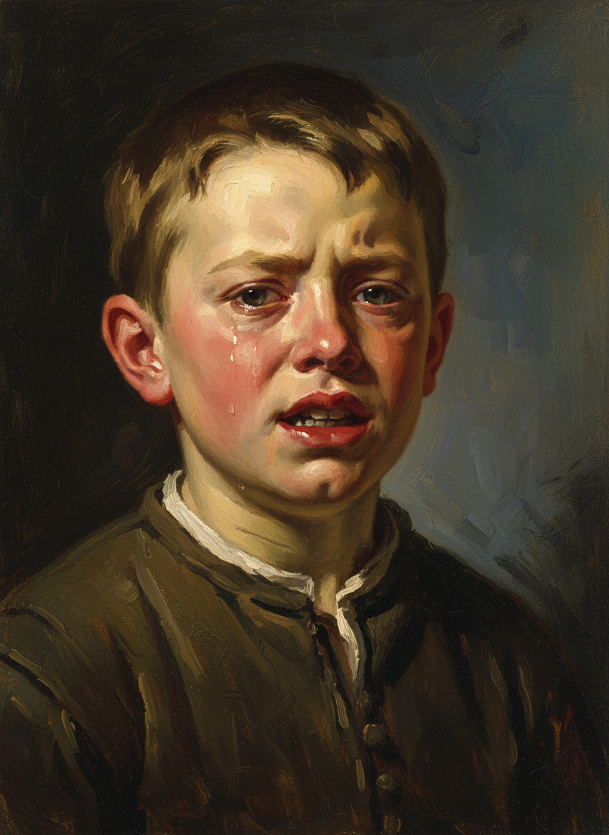 The story came out haltingly, between erratic sobs and the clattering of teeth.