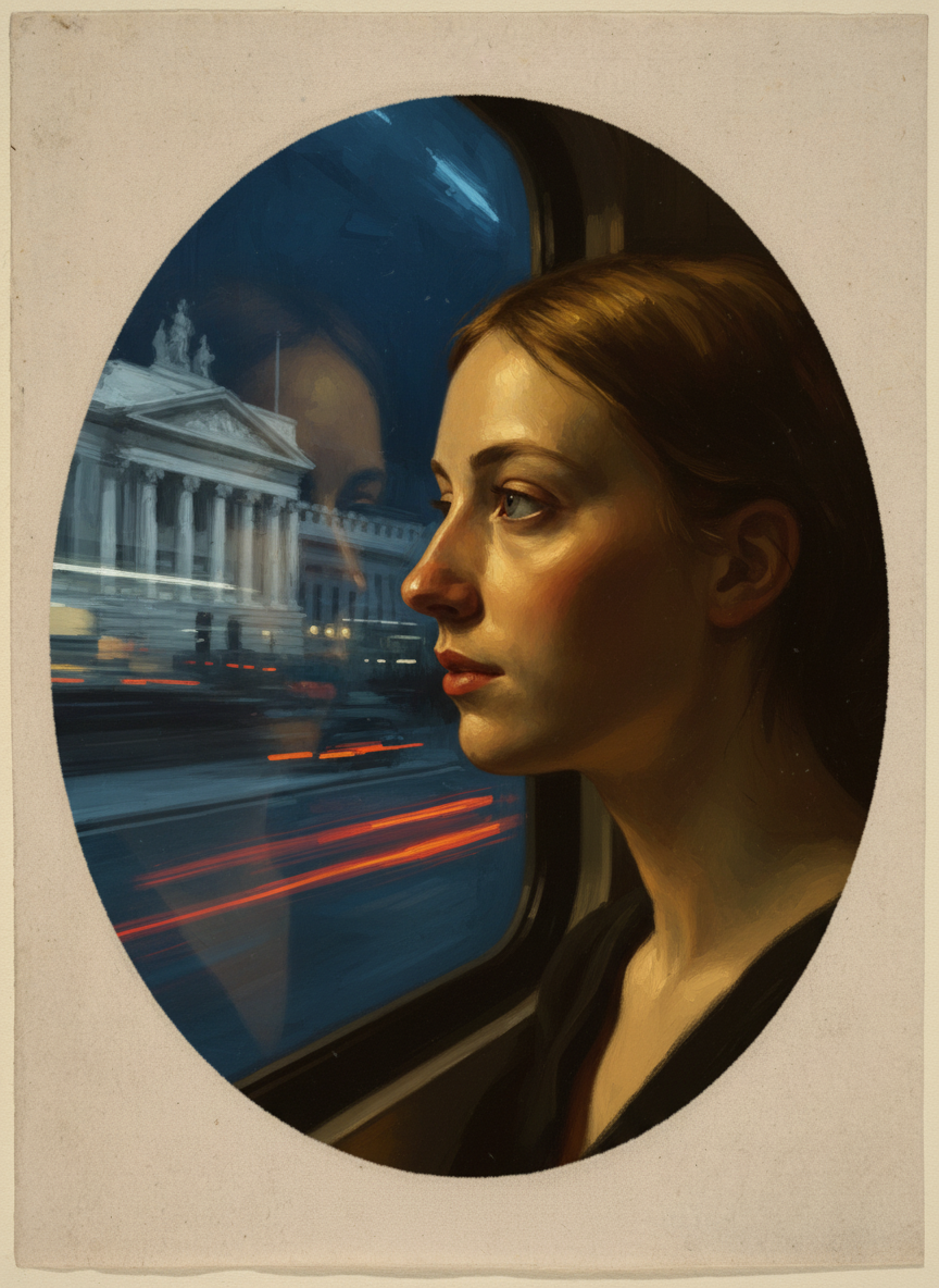But there was something about that city, with its white marble and black asphalt, crusted with history, ablaze in traffic lights, that showed me I could admire the past without being silenced by it.