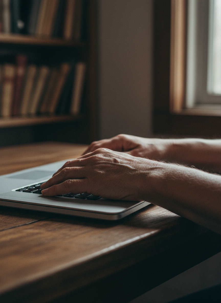 I love you, I wrote, and closed my laptop.