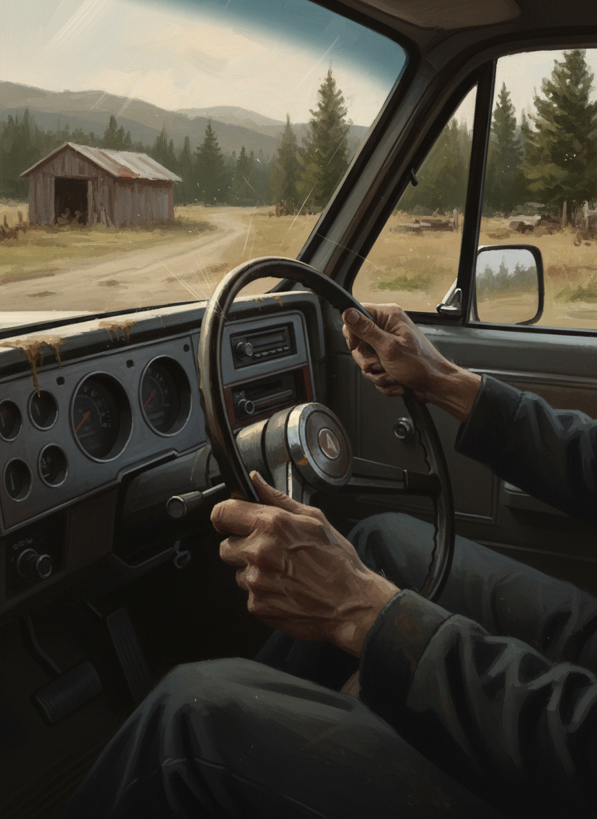 The ignition clicked, the engine growled to life.