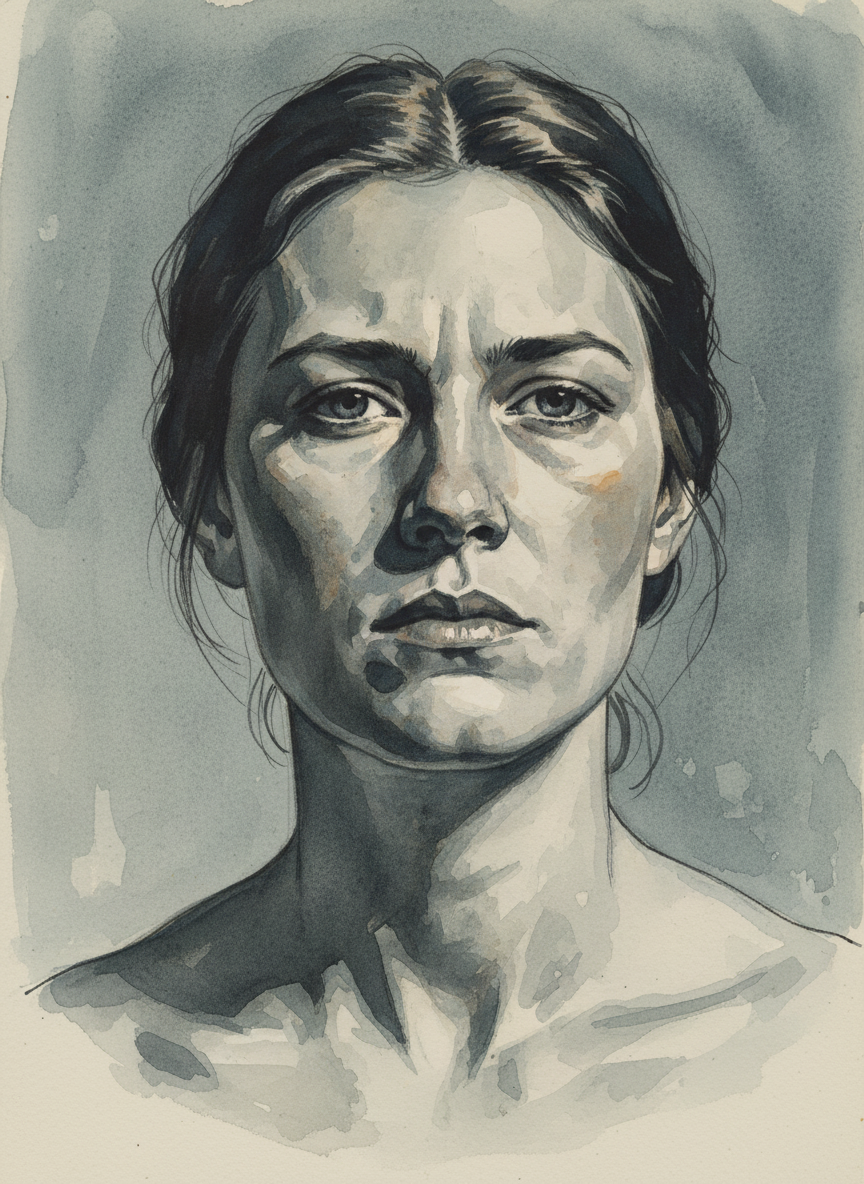 She was a thing of stone, with no fleshy tenderness.