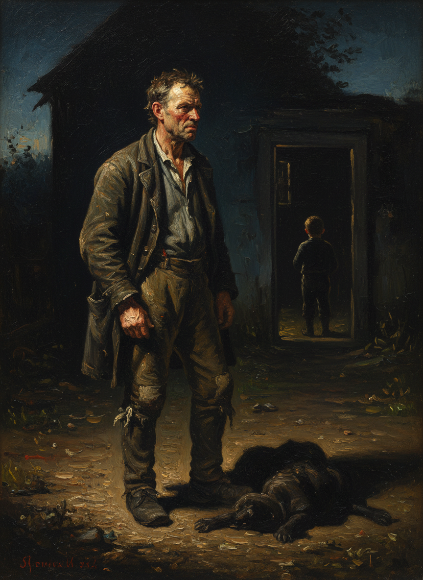 After Dad had called, Shawn had stepped outside and slashed the dog to death, while his young son, only feet away, listened to the dog scream.