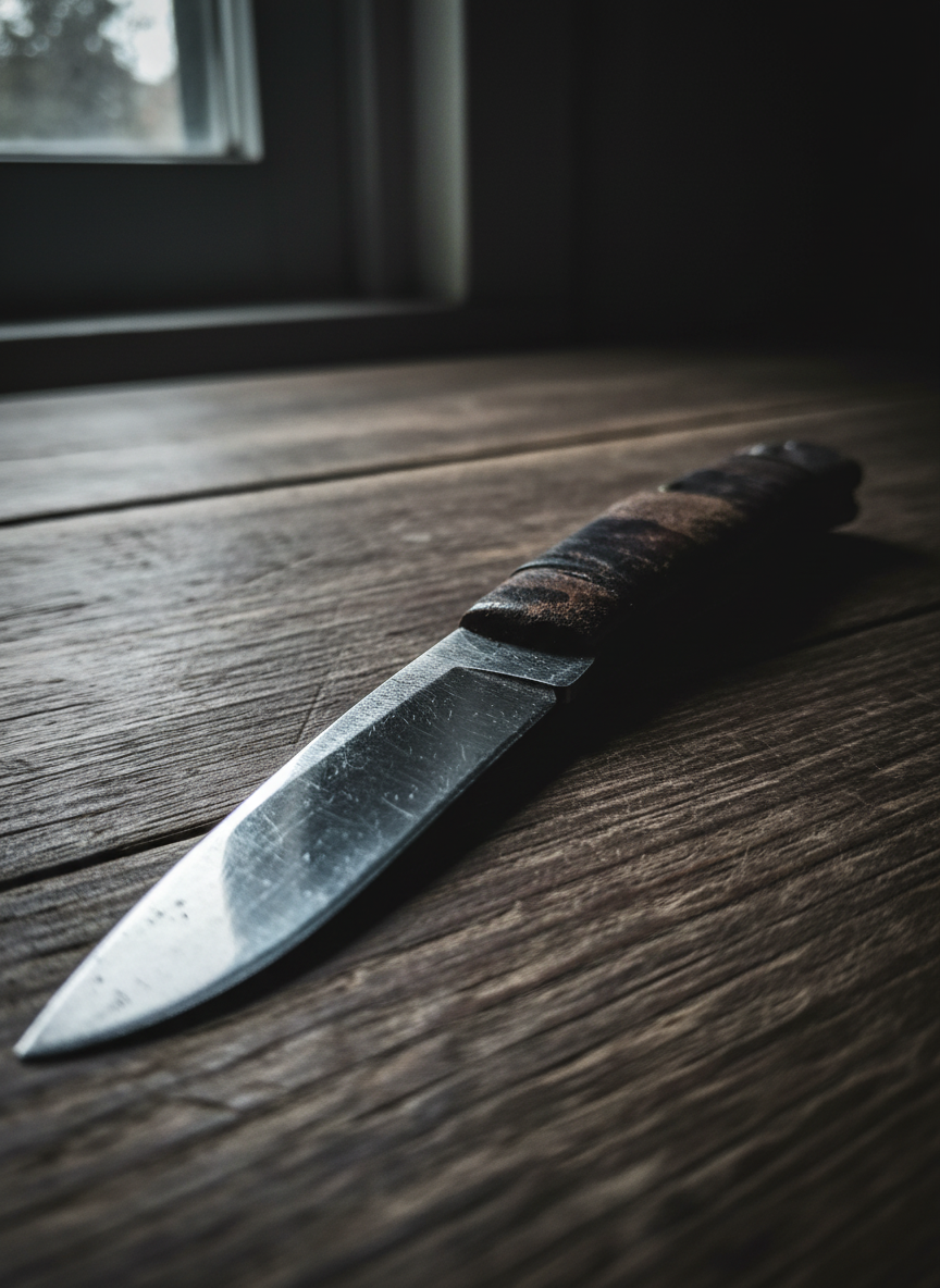 It was a knife of rage.
