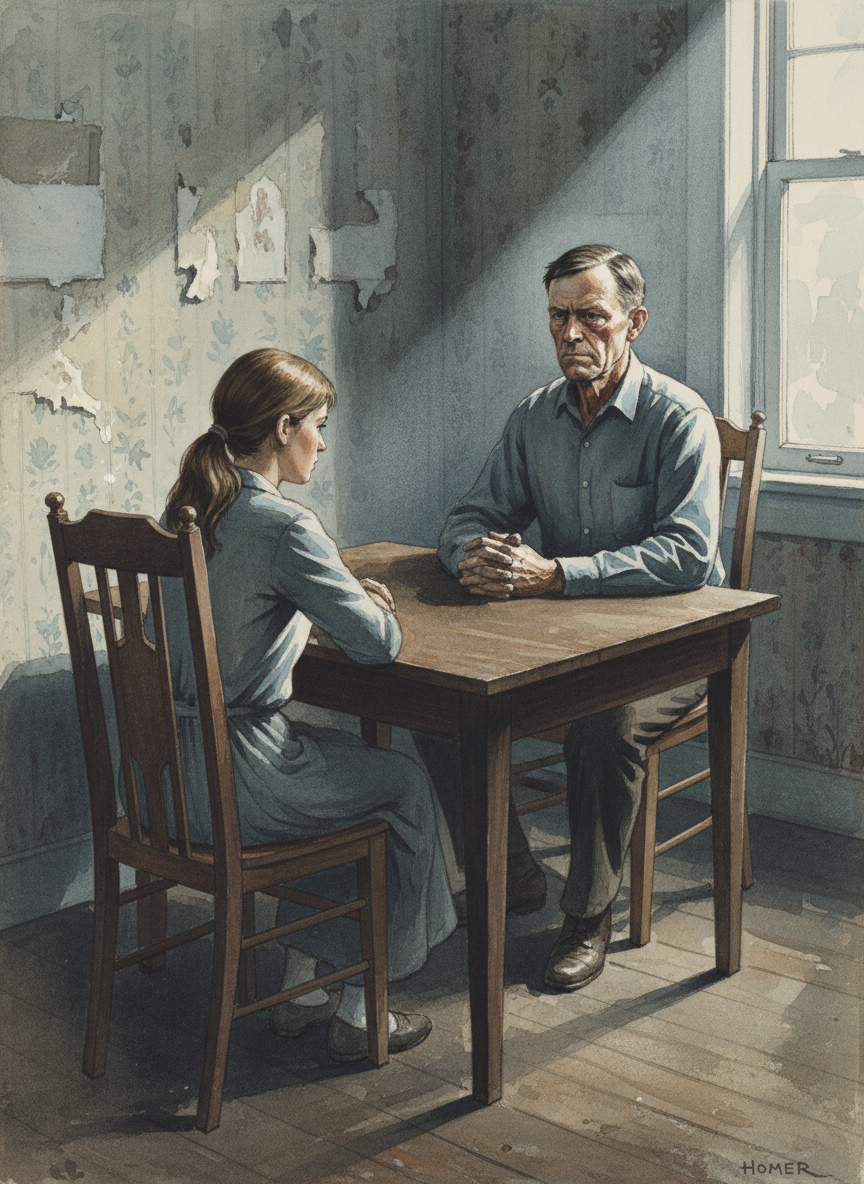 I could easily imagine this meeting, the gravity of my father as he sat across from my sister, the reverence and power in his words.