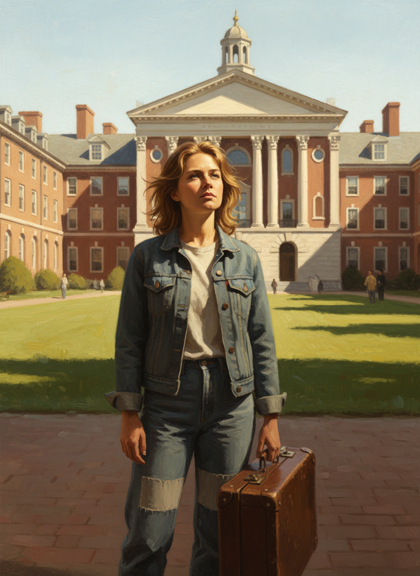 It was a sunny September afternoon when I heaved my suitcase through Harvard Yard.