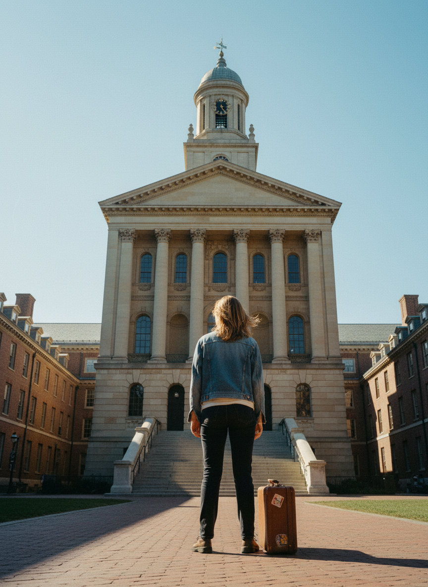 The central library, called the Widener, was the largest I had ever seen, and for a few minutes I forgot the past year and stared up at it, wonderstruck.